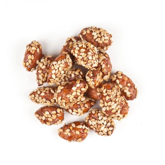 Sesame Glazed Almonds (12 oz) image 0
